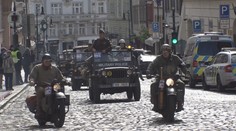Motorky i auta z druhé světové války. Českem projel historický konvoj