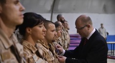 Sobotka v utajení navštívil vojáky na misi v Afghánistánu