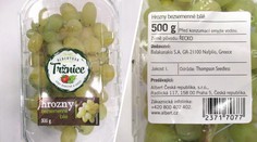 V obchodním řetězci odhalili nebezpečné hrozny. Byly plné toxických látek