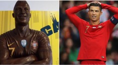 Velikonoční inspirace. Ronaldo má vlastní čokoládovou sochu