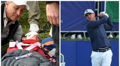 Rána přímo nad oko! Ryder Cup začal nepříjemným zraněním