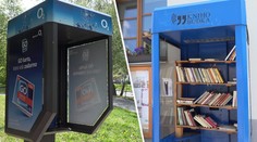 Telefonní budky mizí, lidé z nich dělají knihovny a dřevníky. VIDEO