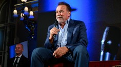 Schwarzenegger bavil fanoušky v Praze. Loučil se slavnou větou z Terminátora
