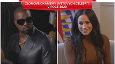 Svět celebrit v roce 2020: Kanye West málem prezidentem i odchod z královské rodiny