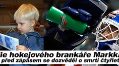 Brankář se po tragické smrti syna vrací k hokeji