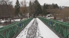 Obyvatelé Šemnice na Karlovarsku netrpělivě čekají na nový most