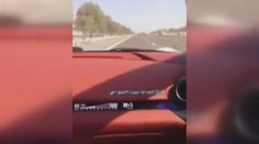 Vettel se zbláznil! Ve ferrari jel 350 km/h mezi kamiony!