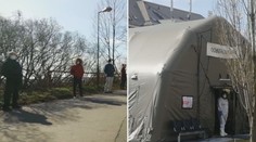 Lidé stojí dlouhé fronty, aby se otestovali na koronavirus. A bude hůř