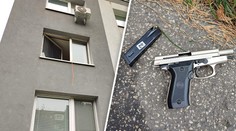 Střelba v centru Bratislavy. Útočník chtěl z bytu utéct po laně