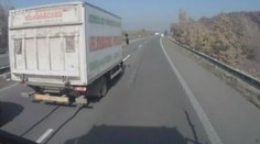 ŠÍLENÉ VIDEO: Pomozte najít piráta z R10! Brutálně vybrzdil kamion s dusíkem
