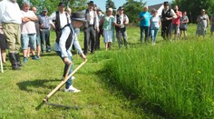 Sekáči porovnávali síly. Soutěže v kosení trávy se zúčastnili i děti
