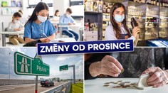 ZMĚNY OD PROSINCE: Peníze navíc, otevřené obchody a změny v dopravě