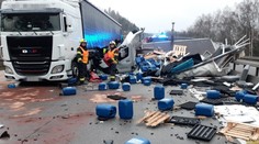 Dopravu na D1 u Prahy zastavily nehody. Tvořily se mohutné kolony