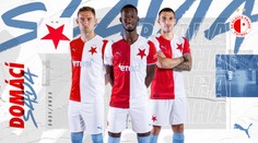Slavia představila nové dresy i s novým generálním partnerem