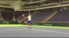 Příprava na Davis Cup: Showman Štěpánek bavil své spoluhráče