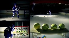 Hokejista rozstřílel všechno! Fašírku udělal z dortu, talířů i televize