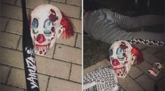 Scény jako z hororu! Muž v masce klauna ohrožoval v Nitře pálkou lidi