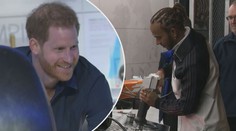 Princ Harry byl rychlejší než Lewis Hamilton, zastavovali v boxech