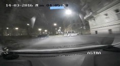 Opilého řidiče v Praze zastavila až namířená zbraň strážníka