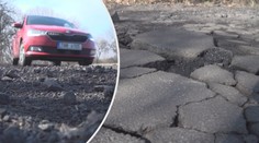 Silnice jako ementál! Zařadit dvojku si troufnou jen místní kaskadéři