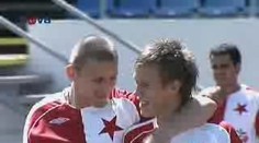 Slavia se fotila na plakát, bylo veselo