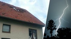 Dům zasáhl kulový blesk. Vletěl tam komínem, vylétl, když otevřeli dveře