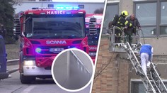 U televize Nova hořel sklad s kulisami, hasiči zachránili pět lidí