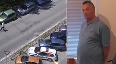 VIDEO: Po policejním autě hodil zápalnou lahev! Policie už ho má