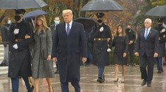 Trump se ukázal na veřejnosti. Poprvé od chvíle, kdy měl prohrát volby