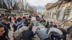 Lidé prožili v Chorvatsku noc strachu, zemi zasáhly další silné otřesy