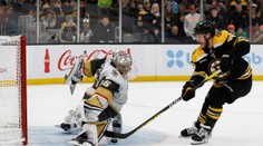 Jednou to přijít muselo, Boston doma poprvé prohrál. Pastrňákův gól nestačil