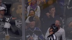 VIDEO: Rozhodčí, vezmi si brýle! Maskot v NHL pobavil celou halu
