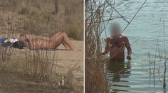 Policie rozháněla partu nudistů! Kromě oblečení neměli ani roušky