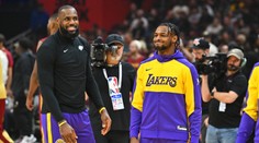 Kruh se uzavřel. Bronny má první body v NBA, zvládl to doma v Clevelandu