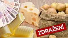POROVNÁNÍ CEN potravin: Co od začátku roku nejvíce zdražilo a o kolik?