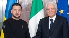 Italský prezident přislíbil Ukrajině další pomoc. Zelenskyj se setkal i s papežem