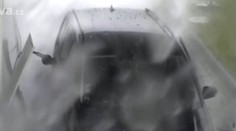 Výbuch na Svitavsku: Auto na plyn při tankování explodovalo. VIDEO