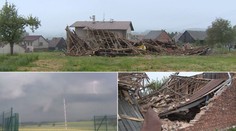VIDEO: Tornádo nad Náchodem! Trhalo střechy, bouralo domy