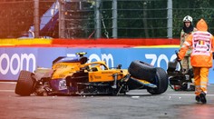 Nehoda v F1! Norris nebezpečně boural v kvalifikaci, vyhrál Verstappen
