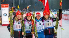 NEJLEPŠÍ NA SVĚTĚ! České biatlonistky mají další zlato