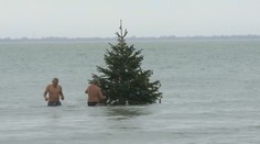Oblíbenou destinaci Čechů sevřely mrazy. Balaton se změnil v ledovou plochu