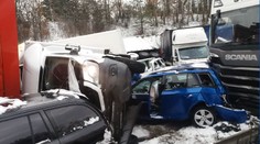 Obří nehoda na dálnici D1: Škody se stále vyčíslují. Bouralo 59 aut!