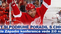 Detroit v prodloužení udolal Chicago a vede 2:0 na zápasy. VIDEO