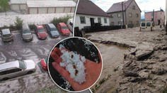 Apokalypsa ve Strakonicích: Kroupy, vyplavené sklepy, zničené cesty a zatopená auta