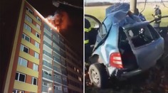 Požáry i dopravní nehody. Takhle vypadal Štědrý den z pohledu hasičů