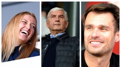 Kdo všechno fandí Slavii? U titulu v Edenu byli hráči NHL, Donutil tančil