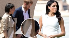 Meghan ukázala poprvé bříško. Dostala i první dary pro miminko