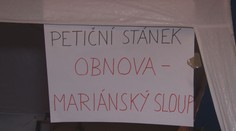 VIDEO: Spor o obnovení Mariánského sloupu nekončí