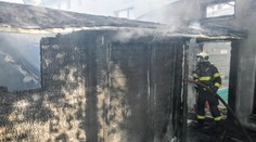 Plameny zničily hotelovou saunu na Písecku, škoda je milion