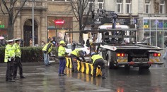 V Praze přibyly protiteroristické zábrany. Chrání trhy na Václaváku